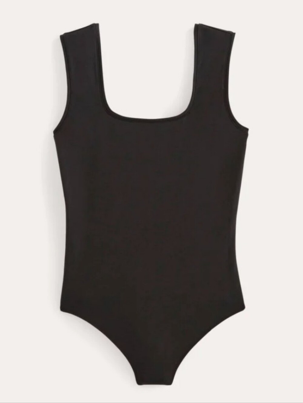 Everlane The Form Square-Neck Thong Bodysuit Small Women's New Supima Cotton